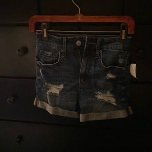 New Aeropostale with tags ripped Jean short rise midi size 0